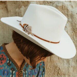 Ivory Ponderosa Felt Hat